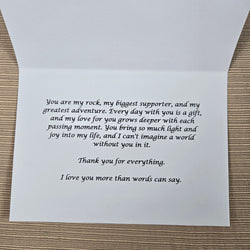 Beautiful I Love You Card (ONLINE ORDER ONLY)