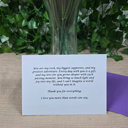 Beautiful I Love You Card (ONLINE ORDER ONLY)