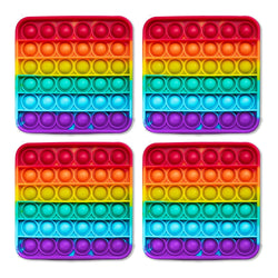 .4 Extra Rainbow Fidget Mats (The Fidget Game: Sight Words) (Online Order Only)
