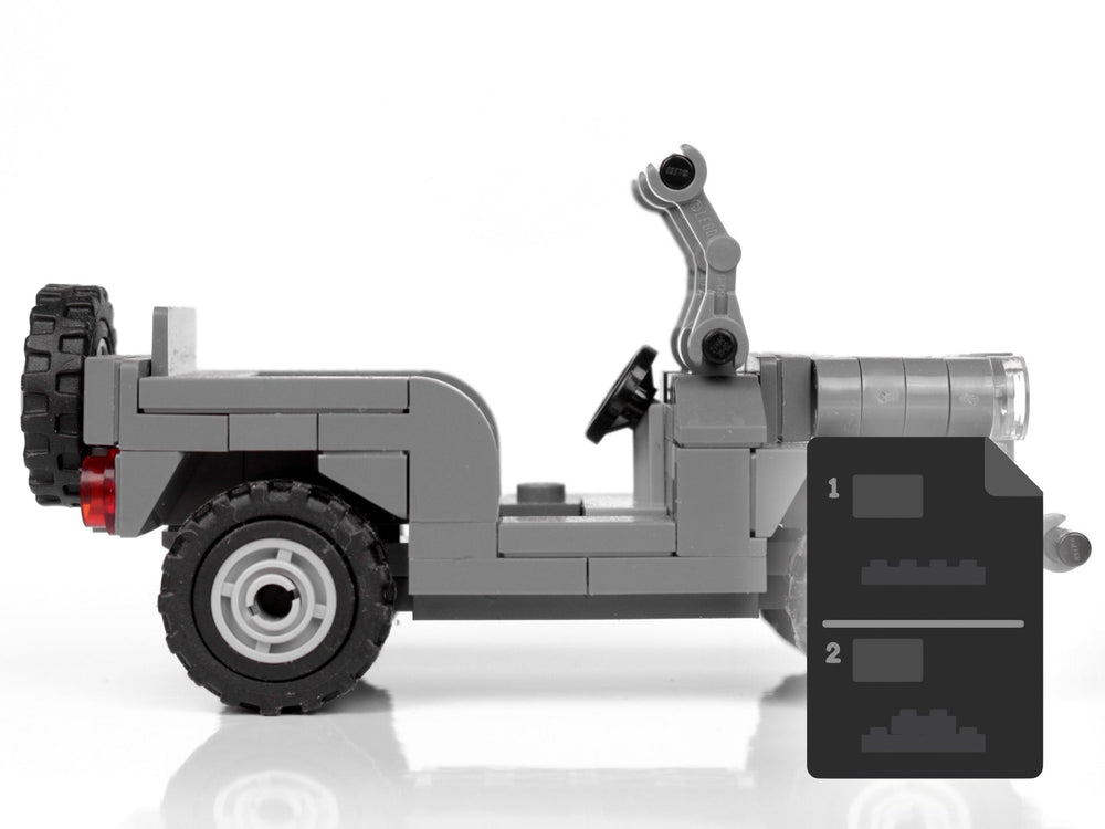 Willys Jeep - Instructions Only (ONLINE ORDER ONLY)