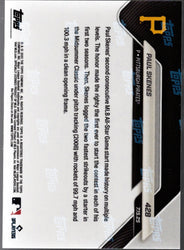 2025 Topps Now Paul Skenes #428 Red Foil /5 Pittsburgh Pirates Baseball Card (ONLINE ORDER ONLY)