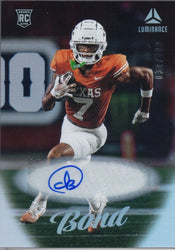 2025 Panini Luminance Isaiah Bond #123 Auto /700 Rookie RC Football Card (ONLINE ORDER ONLY)