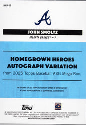 2025 Topps All Star Game John Smoltz #HHAJS Homegrown Heros Autograph Variation /50 Baseball Card (ONLINE ORDER ONLY)