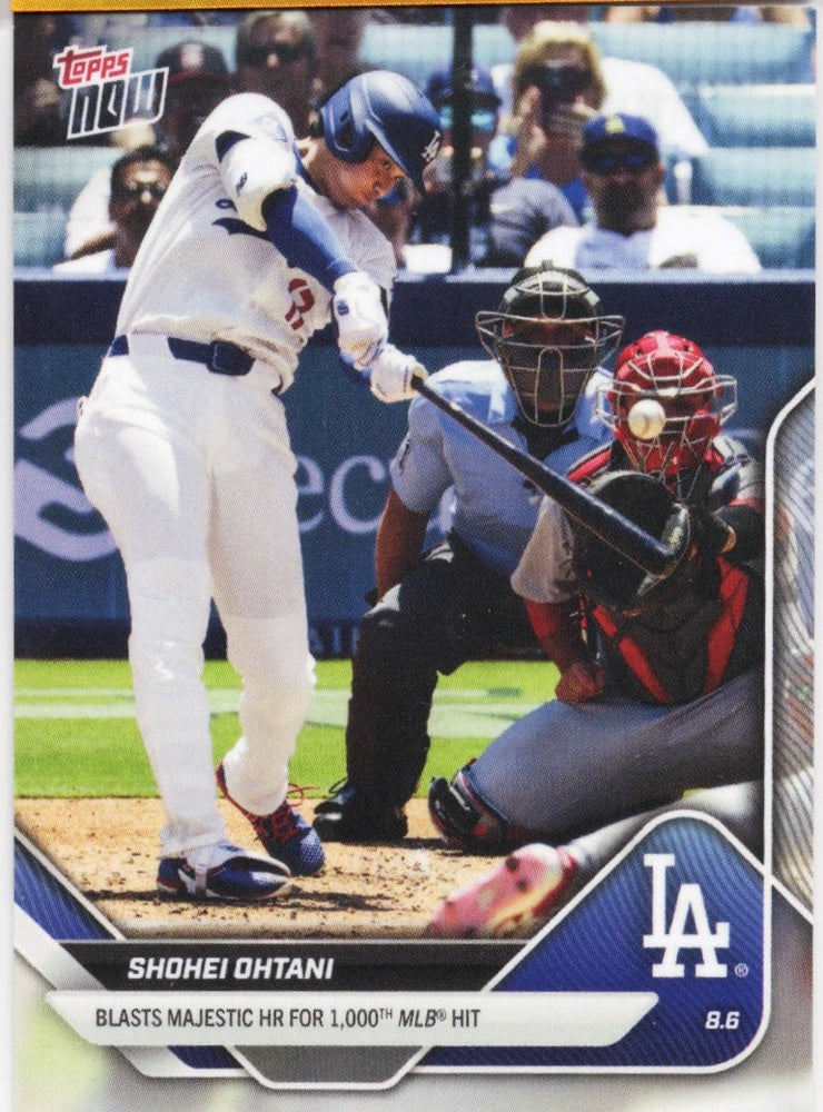 2025 Topps Now Shohei Ohtani #527SP Los Angeles Dodgers Baseball Card (ONLINE ORDER ONLY)