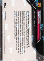 2025 Topps Now Lamine Yamal #2 The Legacy Lives On Gold /50 Soccer Card (ONLINE ORDER ONLY)