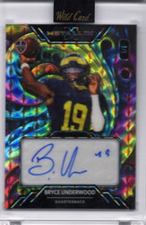 2025 Wild Card Metallix Bryce Underwood #WMFABU Rainbow Autofractal Auto 1/1 Michigan Wolverines Rookie RC Football Card (ONLINE ORDER ONLY)