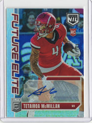 2025 Panini Donruss Elite Tetairoa McMillan #FETMN Future Elite Auto /149 Rookie RC Football Card (ONLINE ORDER ONLY)