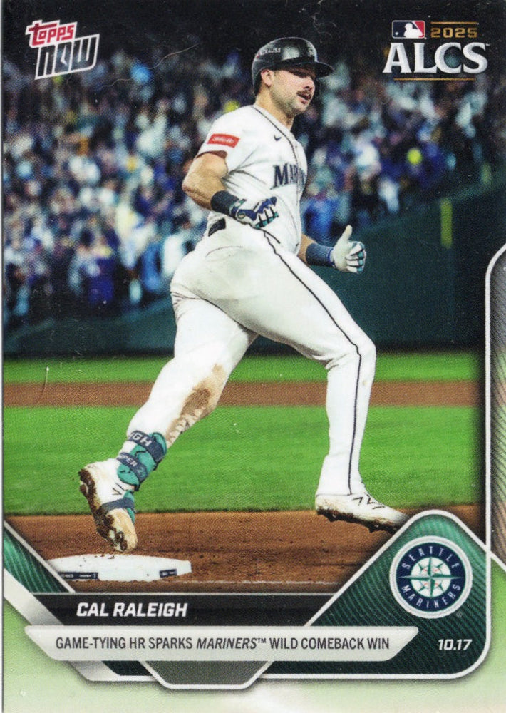 2025 Topps Now Cal Raleigh #881SP Seattle Mariners Baseball Card (ONLINE ORDER ONLY)