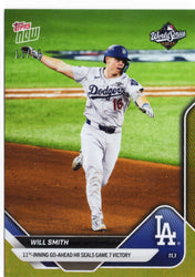 2025 Topps Now Will Smith #924 Gold Foil /50 Los Angeles Dodgers Baseball Card (ONLINE ORDER ONLY)