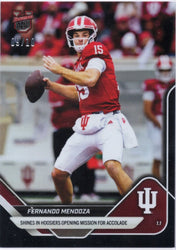 2025 Topps Bowman U Now Fernando Mendoza #64 Black Foil /10 Indiana Hoosiers Rookie RC Football Card (ONLINE ORDER ONLY)