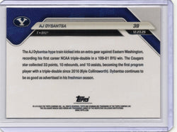 2025 Topps Bowman U Now AJ Dybantsa #39 Orange Foil /25 BYU Cougars Rookie RC Basketball Card (ONLINE ORDER ONLY)