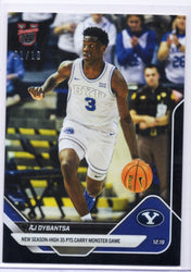 2025 Topps Bowman U Now AJ Dybantsa #35 Black Foil /10 BYU Cougars Rookie RC Basketball Card (ONLINE ORDER ONLY)
