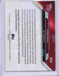 2025 Topps Now Jayden Daniels #P24 Platinum Member Washington Commanders Rookie RC Football Card