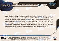 2026 Topps Now WWE Cody Rhodes #29 Red Foil /5 Wrestling Card