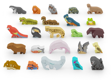 Life of the Amazonia: Meeple Set (ONLINE ORDER ONLY)