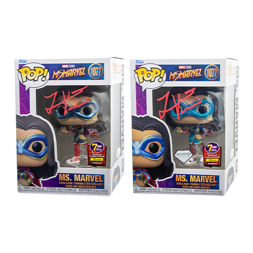 Signature Series Iman Vellani Signed Pop - Ms. Marvel (Online Order Only)