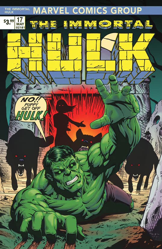 IMMORTAL HULK #17 John Tyler Christopher Crypt Of Shadows 1 Horror Homage Variant (05/15/2019) MARVEL (ONLINE ORDER ONLY)