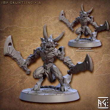 3D Printed Artisan Guild Abyss Imp Gruntiling Abyss Demons Set 28mm 32mm (Online Only)