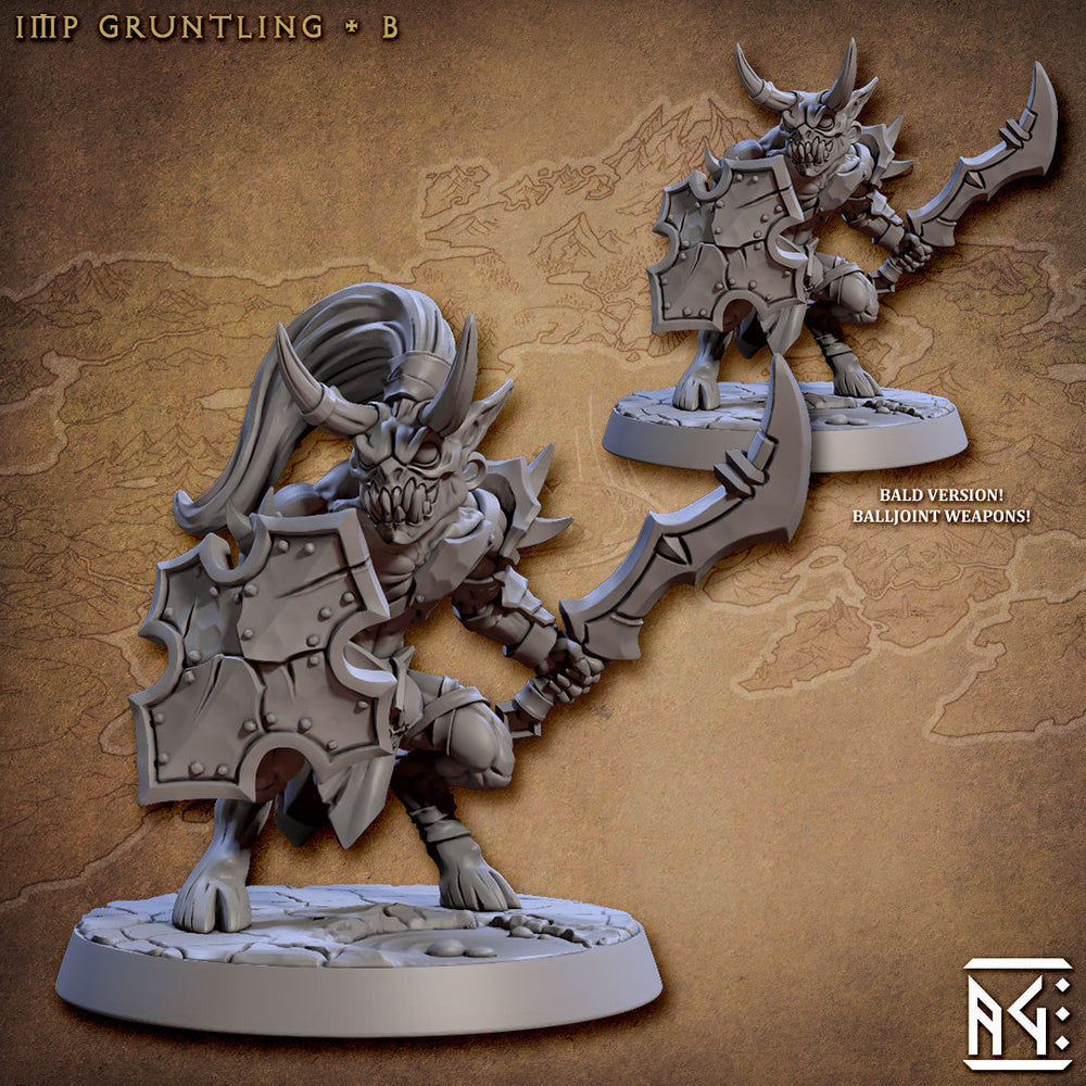 3D Printed Artisan Guild Abyss Imp Gruntiling Abyss Demons Set 28mm 32mm (Online Only)