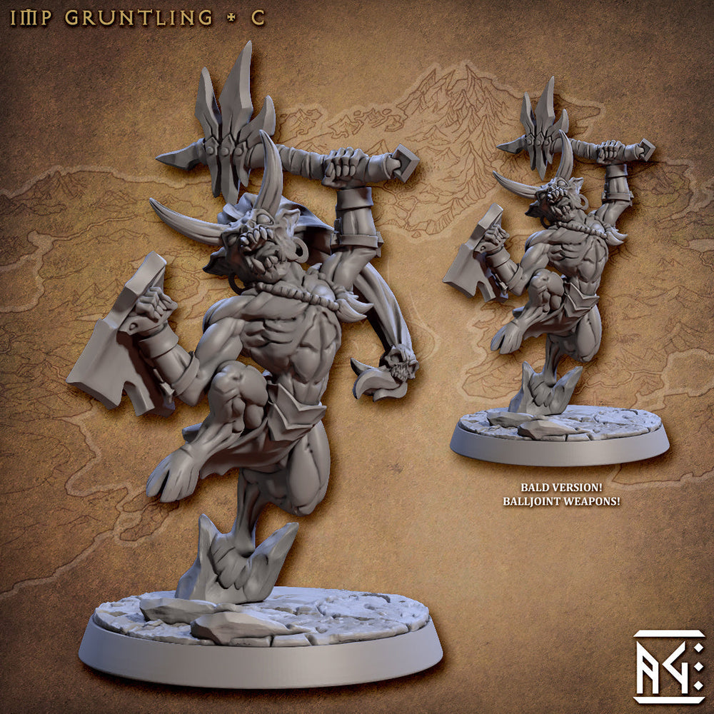 3D Printed Artisan Guild Abyss Imp Gruntiling Abyss Demons Set 28mm 32mm (Online Only)
