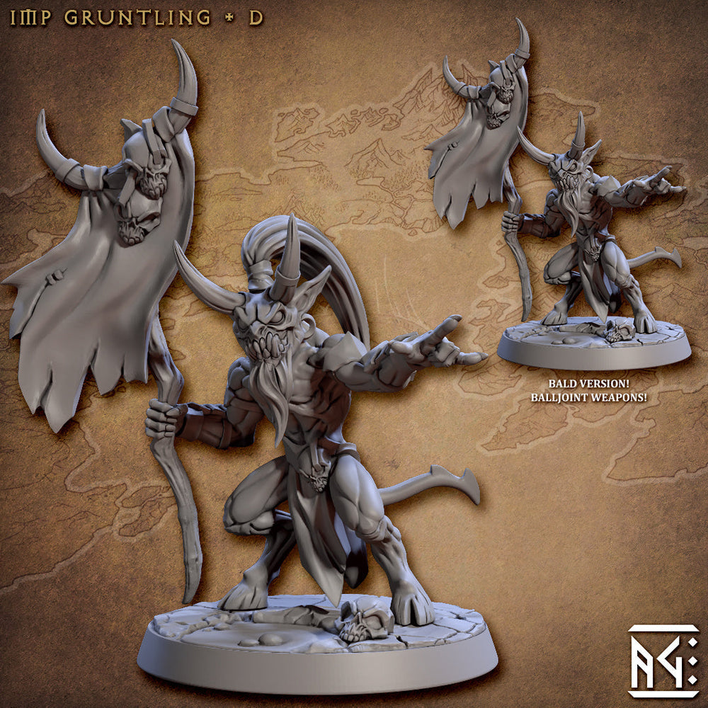 3D Printed Artisan Guild Abyss Imp Gruntiling Abyss Demons Set 28mm 32mm (Online Only)