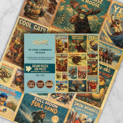 In Cool Company 500 Piece Jigsaw Puzzle Whimsigo