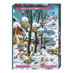 In Winter Paradise 1000 Piece Jigsaw Puzzle Heye (ONLINE ORDER ONLY)