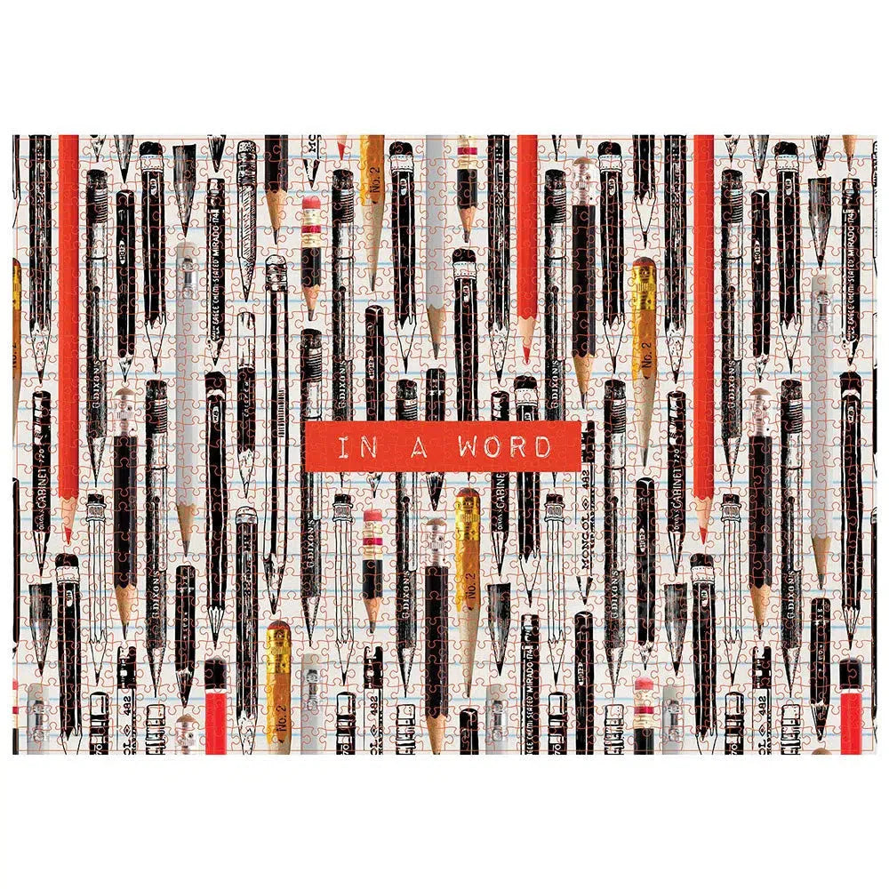 In a Word 1000 Piece Jigsaw Puzzle Gibbs Smith (ONLINE ORDER ONLY)