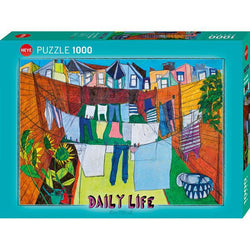 In the Courtyard Daily Life 1000 Piece Jigsaw Puzzle Heye (ONLINE ORDER ONLY)