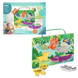 In the Jungle - Wooden Touch & Play Puzzle for Toddlers Ravensburger (ONLINE ORDER ONLY)