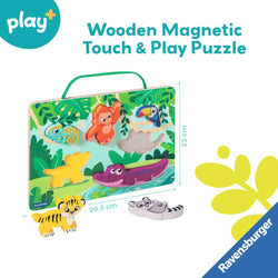 In the Jungle - Wooden Touch & Play Puzzle for Toddlers Ravensburger (ONLINE ORDER ONLY)