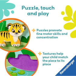In the Jungle - Wooden Touch & Play Puzzle for Toddlers Ravensburger (ONLINE ORDER ONLY)