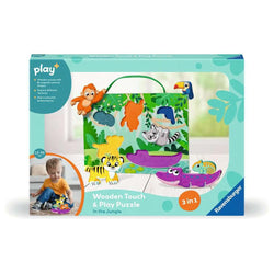 In the Jungle - Wooden Touch & Play Puzzle for Toddlers Ravensburger (ONLINE ORDER ONLY)