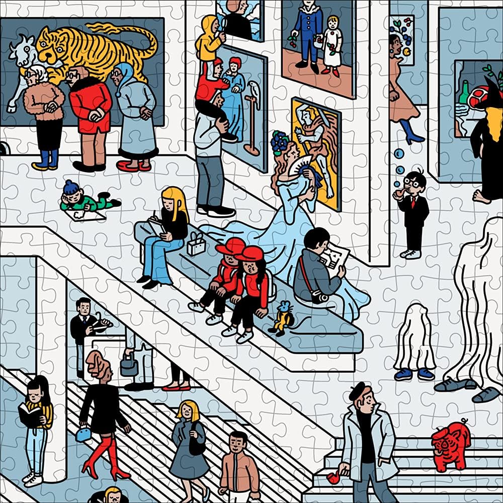 In the Museum 1000 Piece Jigsaw Puzzle PA Press (ONLINE ORDER ONLY)