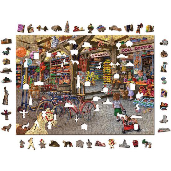 In the Toyshop 1000 Piece Wood Jigsaw Puzzle Wooden City (ONLINE ORDER ONLY)