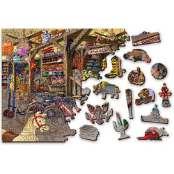 In the Toyshop 1000 Piece Wood Jigsaw Puzzle Wooden City (ONLINE ORDER ONLY)