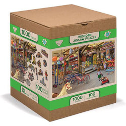 In the Toyshop 1000 Piece Wood Jigsaw Puzzle Wooden City (ONLINE ORDER ONLY)