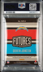 2023 PANINI LEGACY FUTURES PATCH AUTOGRAPH QUENTIN JOHNSTON FUTURES PAT AUTO-RUBY #FAPS8 - PSA 9 (Online Order Only)