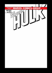 Incredible Hulk 181 Marvel FACSIMILE EDITION 1st Wolverine Blank Sketch Variant (03/27/2019) (ONLINE ORDER ONLY)