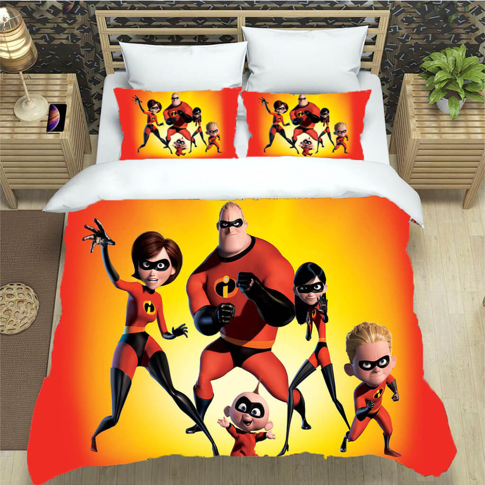 Incredibles Bedding Set Pattern Quilt Cover Without Filler (Online Order Only)