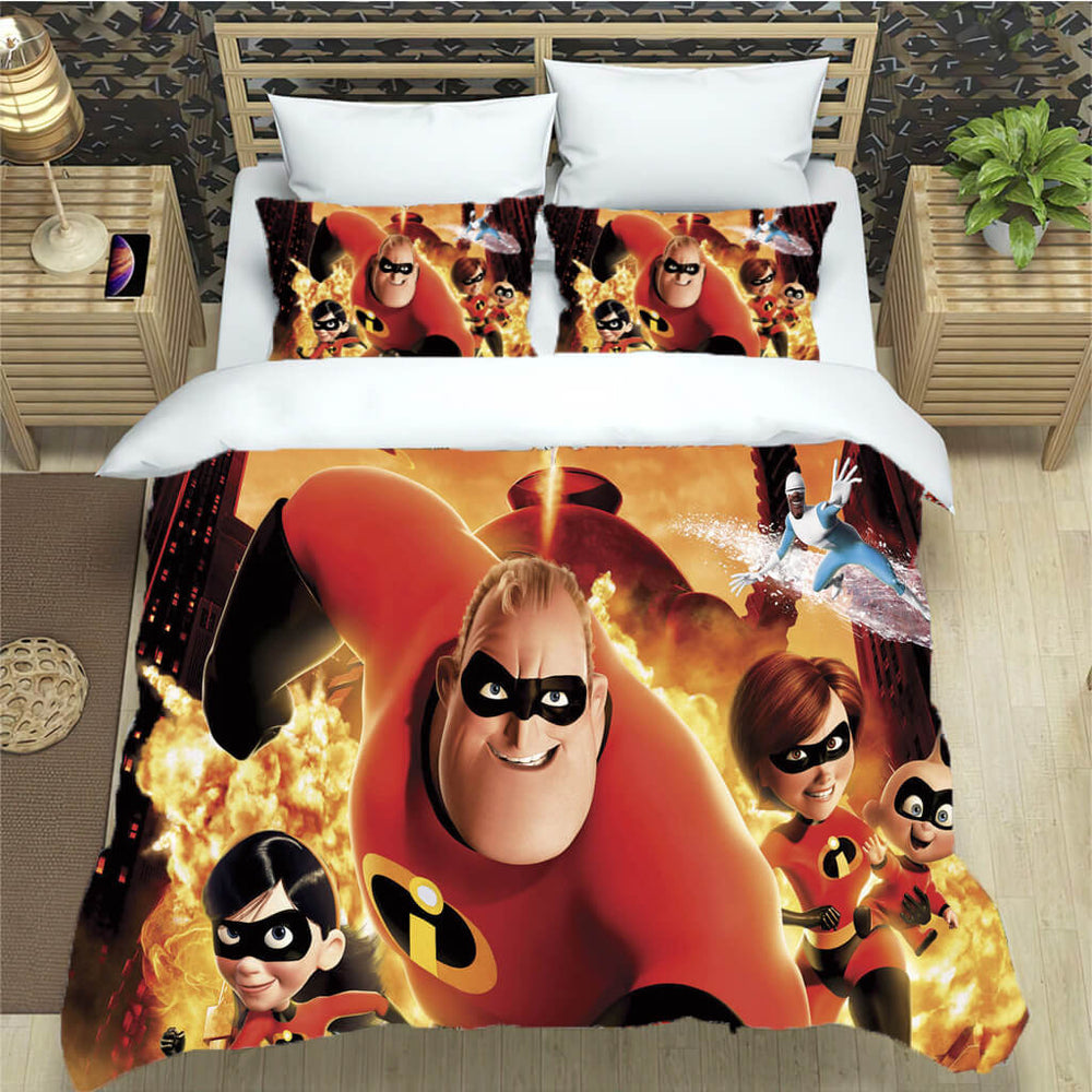 Incredibles Bedding Set Pattern Quilt Cover Without Filler (Online Order Only)