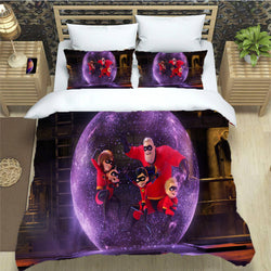 Incredibles Bedding Set Pattern Quilt Cover Without Filler (Online Order Only)