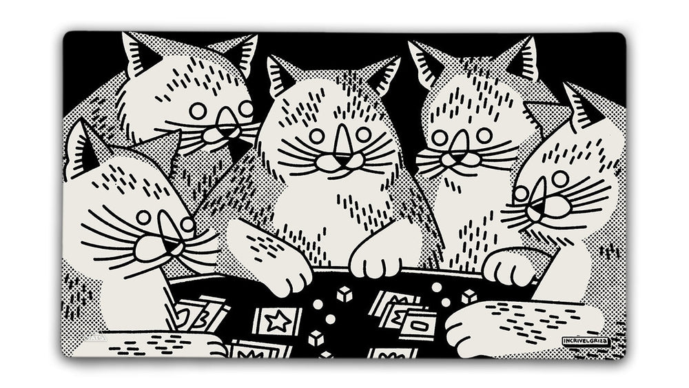 Cat Game Night Playmat (ONLINE ORDER ONLY)