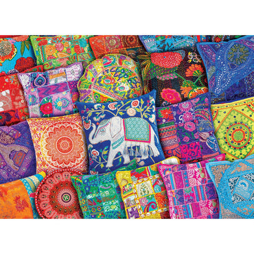 Indian Pillows 1000 Piece Jigsaw Puzzle Eurographics (ONLINE ORDER ONLY)