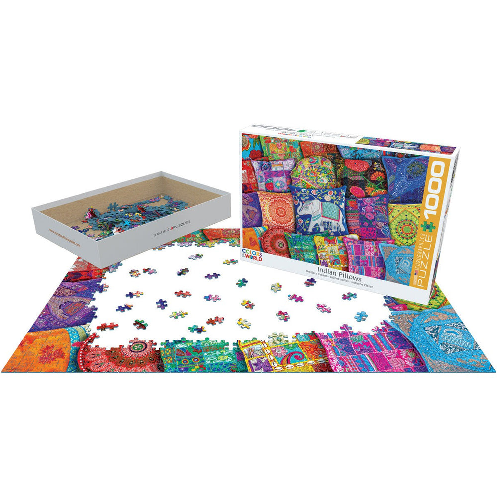 Indian Pillows 1000 Piece Jigsaw Puzzle Eurographics (ONLINE ORDER ONLY)