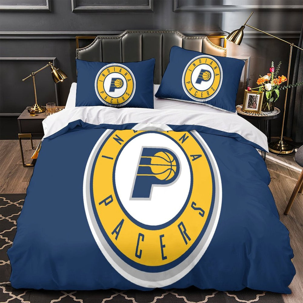 Indiana Pacers Bedding Set Duvet Cover Without Filler (Online Order Only)