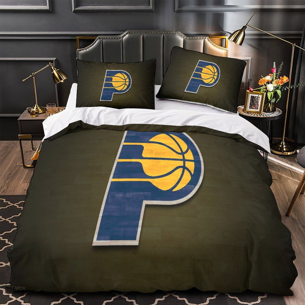 Indiana Pacers Bedding Set Duvet Cover Without Filler (Online Order Only)
