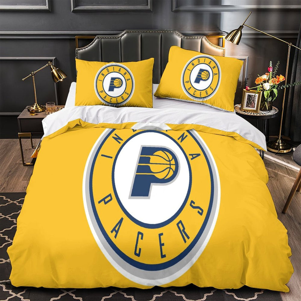 Indiana Pacers Bedding Set Duvet Cover Without Filler (Online Order Only)