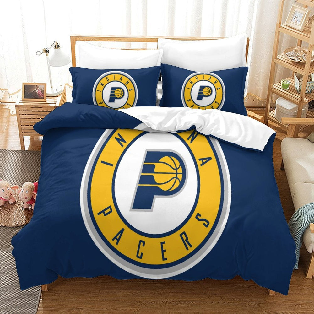 Indiana Pacers Bedding Set Duvet Cover Without Filler (Online Order Only)