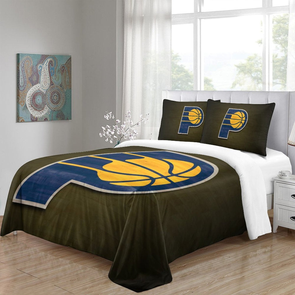 Indiana Pacers Bedding Set Duvet Cover Without Filler (Online Order Only)